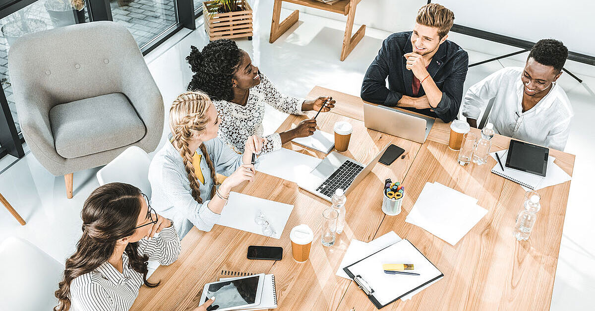 Team spirit at digital work