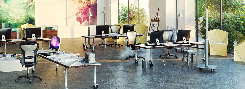 Workplace design independent of the place of work. Learn from us how the ideal workplace should be designed in the future. Place to Work – Workplace design independent of the place of work. You can find out from us how the future workplace should be designed.