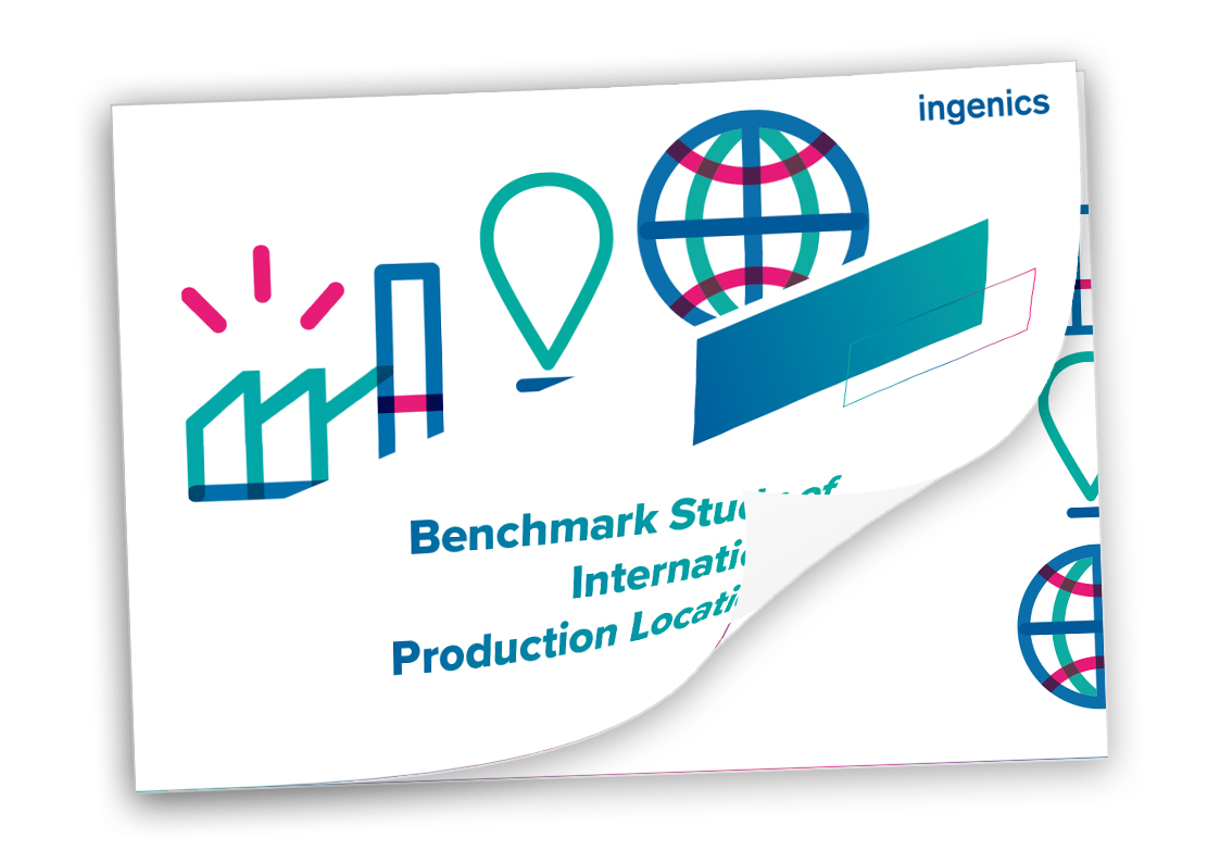 Cover Benchmark Study of International Production Locations 2019